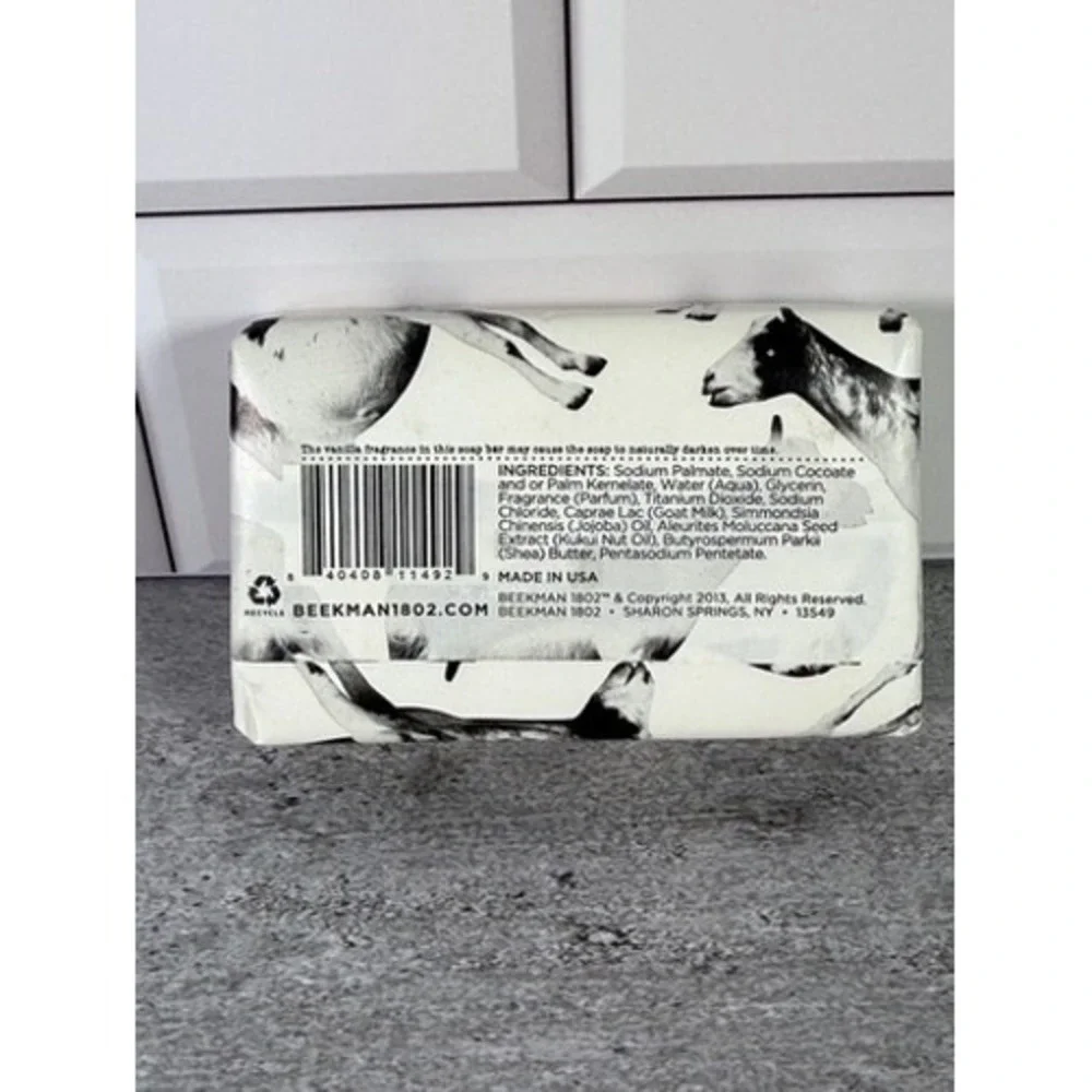 Beekman 1802 Vanilla Absolute Goat Milk Soap Bar 3.5 oz Jojoba Shea Butter New